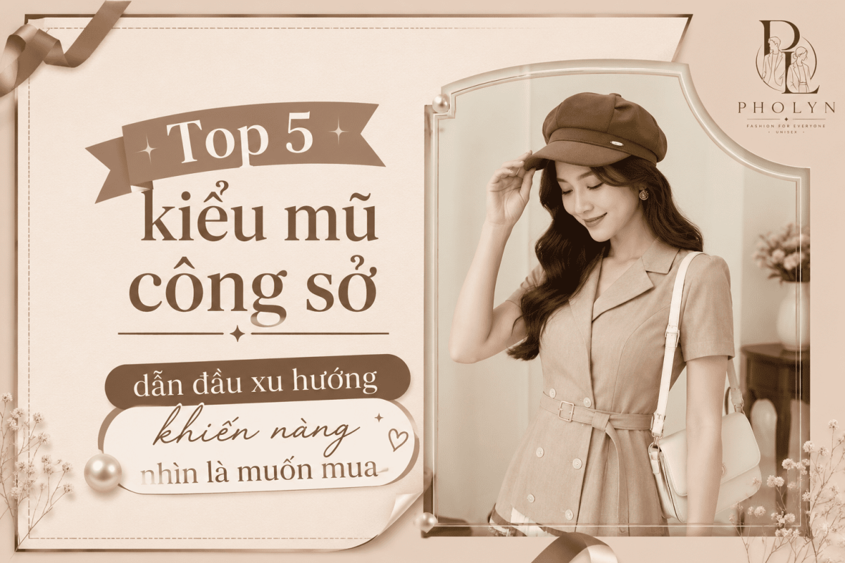 Top 5 kiểu mũ công sở