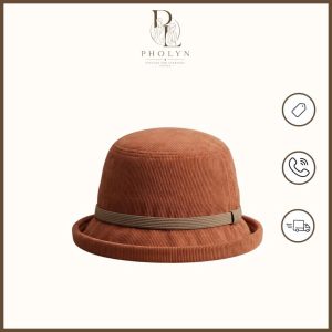 Mũ Corduroy Retro